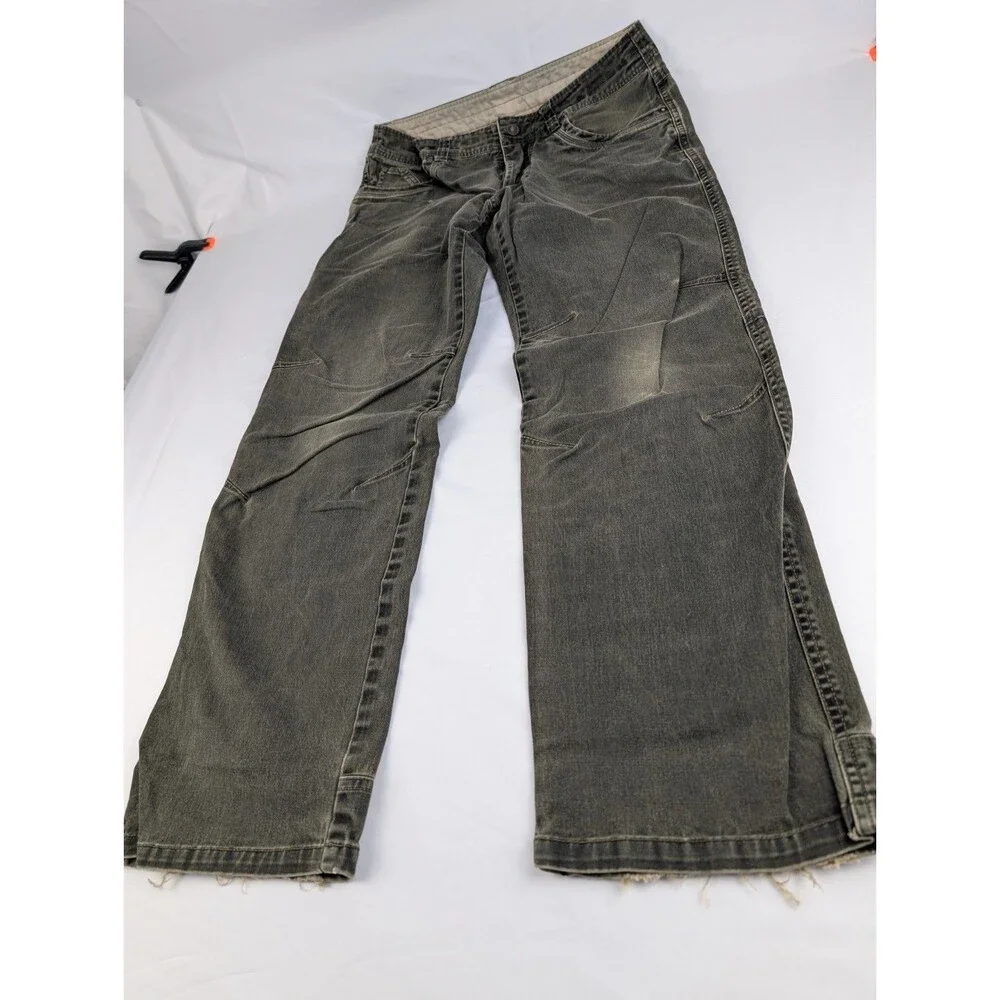 Men's 32x30 Kuhl Kanvus Klassik Jean Chino Gray Hiking Casual Pant Canvas - Picture 2 of 8
